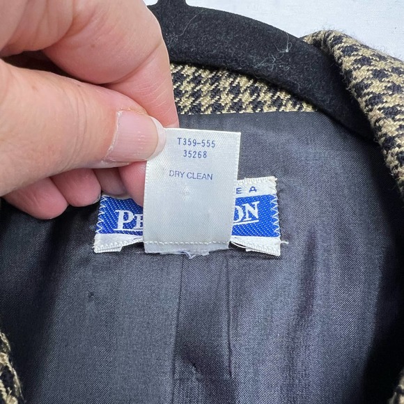 Pendleton Classic Blazer Houndstooth Wool Women’s Size 6 Vintage 70's - Picture 7 of 9